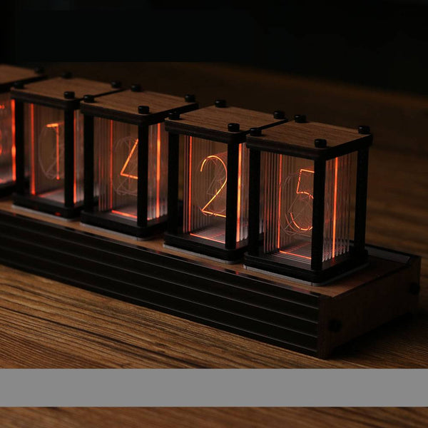 monos LED仕様 グローチューブ時計 DIYキット